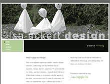 Tablet Screenshot of lisaeckertdesign.com